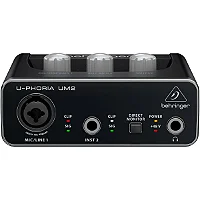 Interface de áudio BEHRINGER UM2 U-PHORIA USB