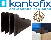 Kit 2 Cantoneiras Para Fixar Colchões Na Cama Box Kantofix Cor Marrom