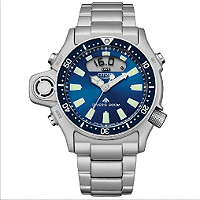 Relógio Citizen Masculino - Aqualand Promaster - Divers 200M - Prata com Mostrador Azul - TZ10137F