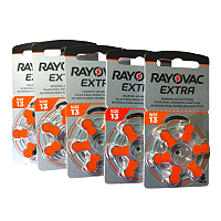 Pilha  bateria Auditiva A13 Rayovac Cartela C/ 6 Unds