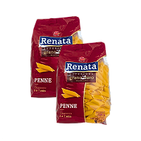 Macarrão Penne de Grano Duro 500g - Kit 2 Unidades Renata