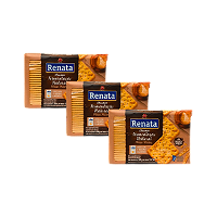 Biscoito Cracker Fermentação Natural 360g Renata - Kit 3 Unidades