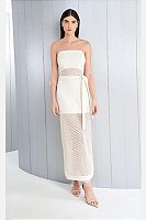 VESTIDO LONGO DETALHE CROCHET