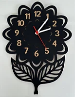 Relógio de Parede Flor com cabo em MDF