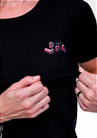 CAMISA PRETA LONDRINA 4D FEM.