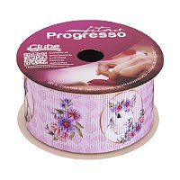 Fita de Cetim Para Laços - Páscoa 38 mm x 10m EGL009TR  Cor 011 - 1 unidade - Fitas Progresso - Rizzo