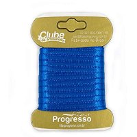 Fita em Cetim - Cor 214 Azul Royal - 10 m x 4 mm - 1 unidade - Fitas Progresso - Rizzo