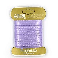 Fita em Cetim - Cor 245 Lilas - 10 m x 4 mm - 1 unidade - Fitas Progresso - Rizzo