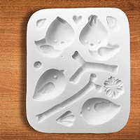 Molde De Silicone Kit Passárinhos - Ref.1385 - 1 unidades - Mazulli  - Rizzo