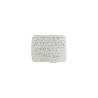 Molde de Silicone Cód. 2402 - Alfabeto Pequeno - 1 unidade - Mazulli - Rizzo