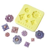 Molde Silicone Flores e Jóias Cod. 2262 Mazulli Rizzo Confeitaria
