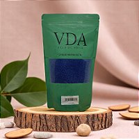 Cera Vegetal Areia Pronta para Vela - Azul - 500g - 1 unidade - Rizzo