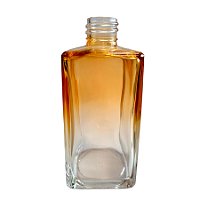 Frasco para Perfumaria de Vidro Retangular - Mel Degradê - 250ml - 1 unidade - Rizzo