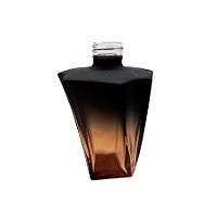 Frasco para Perfumaria de Vidro - Elegance Preto e Rose Fosco - 220ml - 1 unidade - Rizzo