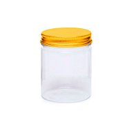 Pote Pet Cilindrico Tampa Ouro 250ml  - 1 unidade - Artegift - Rizzo