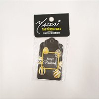Tag Feliz Páscoa Preta - 10 unidades - Massai - Rizzo