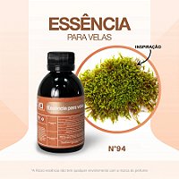 Essência Musgo de Carvalho Concentrada Para Velas N°94 - 100g - 1 unidade - Vya - Rizzo
