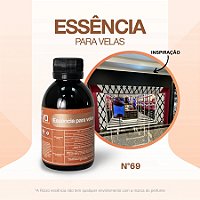 Essência Loungerie Concentrada Para Velas N°69 - 100g - 1 unidade - Vya - Rizzo