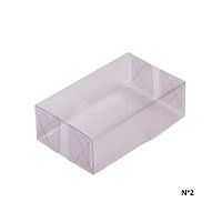 Caixa Transparente De Acetato Retangular Nº2 - 13x8x3.5cm - 10 unidades - Rizzo