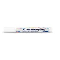 Caneta Marcador Tecido Acrilpen Plus Branco Acrilex