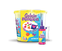 Geléia Mágica Acrilex 4 Pote Geleia  - 7 moldes divertidos