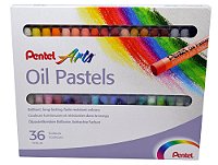 Giz Pastel Oleoso Oil Pastel Pentel 36 cores
