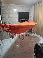 Rede de Dormir e Descanso Casal Laranja