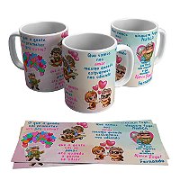 Caneca para presente - Tema  "O que a gente vai prometer um para o outro "