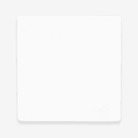 PLACA + SUPORTE 4X4 - CEGA - BRANCO - NOVARA