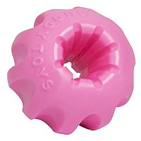 Brinquedo Mordedor Mini Bolt Buddy Toys Rosa Único