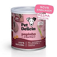 Ração Úmida Pet Delícia Cães Filhotes Papinha de Frango 320 g