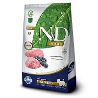 Ração N&D Prime Cães Adultos Mini Cordeiro e Blueberry 2,5 kg