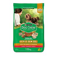 Ração Dog Chow Cães Adultos Minis e Pequenos Carne, Frango e Arroz 15 kg