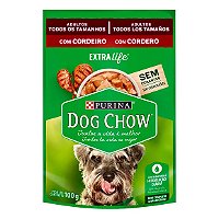 Ração Úmida Dog Chow Cães Adultos Cordeiro 100 g