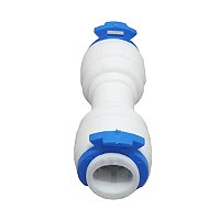 Emenda União Reta Redução Tubo Mangueira 3/8" x 1/4" Adaptador Purificador de Água