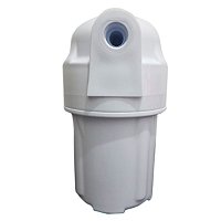 Filtro Carcaça Para Refil De 5" Branca - Rosca De 1/2" (Sem Filtro)