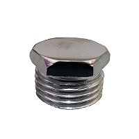 Tampão CAP Metal - Rosca 1/2"
