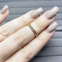 Anel Dourado Falange