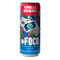 Bebida Chilli Beans + Foco Sabor Cool Blueberry Lata 310ml