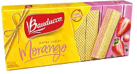 Biscoito Wafer Morango Bauducco 140g