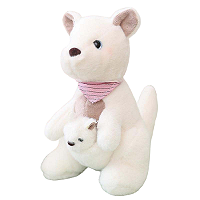 Brinquedo de Pelúcia - Canguru com Baby