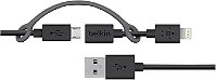 CABO BELKING 2 EM 1 - IPHONE + MICRO USB