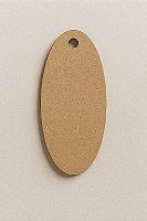 Recorte para Chaveiro Oval RCH0003 - Kit com 10unids