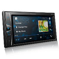 Central Multimídia Pioneer 2 Din DMH-G228BT Tela 6,2" Bluetooth Usb Auxiliar