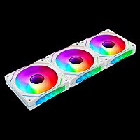 Kit 3 Fans 120mm Liketec Enigma Snow ARGB com Controle