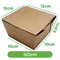 Embalagem 600ml Hamburguer Kraft | 100 unidades