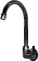 TORNEIRA DE PAREDE LONGA P/ COZINHA BICA MOVEL CONFORT BLACK BLUKIT