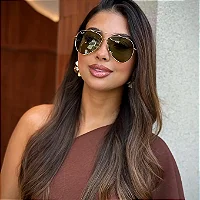 Óculos de Sol Ray Ban - Aviator Reverse Dourado
