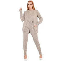 Conjunto Tricot Modal Feminino Calça e Blusa 3 Peças Inverno - Aymee