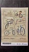 Bloco de Selos do Brasil - Bicicletas Antigas - Brasil 2017 - Mint